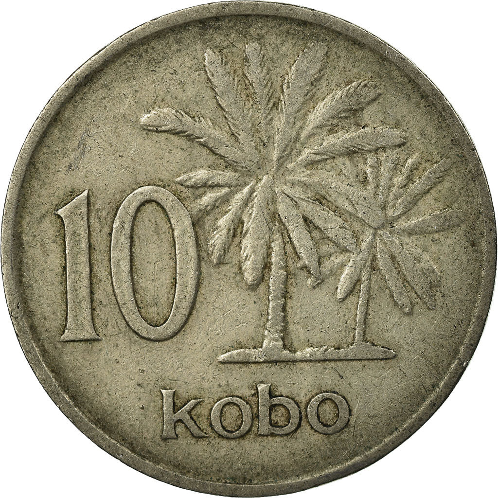 Münze, Nigeria, Elizabeth II, 10 Kobo, 1973, S+, Copper-nickel, KM:10.1