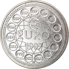 France, Médaille, Ecu Europa, Politics, Society, War, 1997, FDC, Copper-nickel