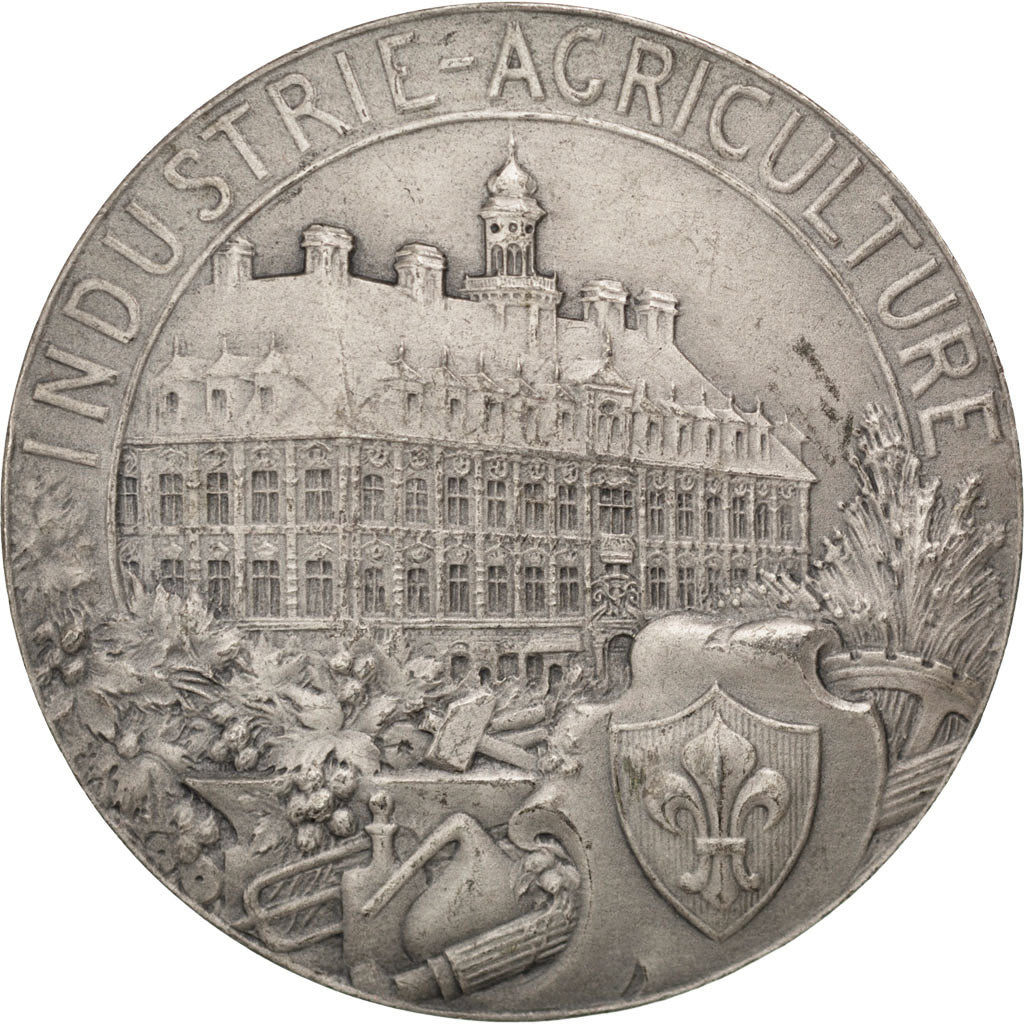 France, Medal, French Third Republic, Business & industry, Lefebvre, AU(50-53)
