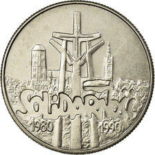 Coin, Poland, 10000 Zlotych, 1990, Warsaw, AU(55-58), Copper-nickel, KM:195
