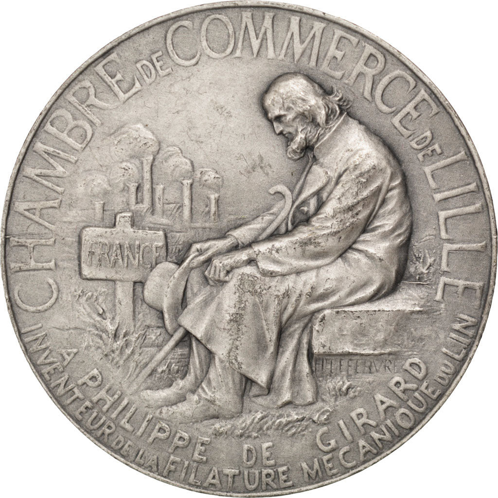 Francia, Medal, French Third Republic, Business & industry, Lefebvre, MBC+