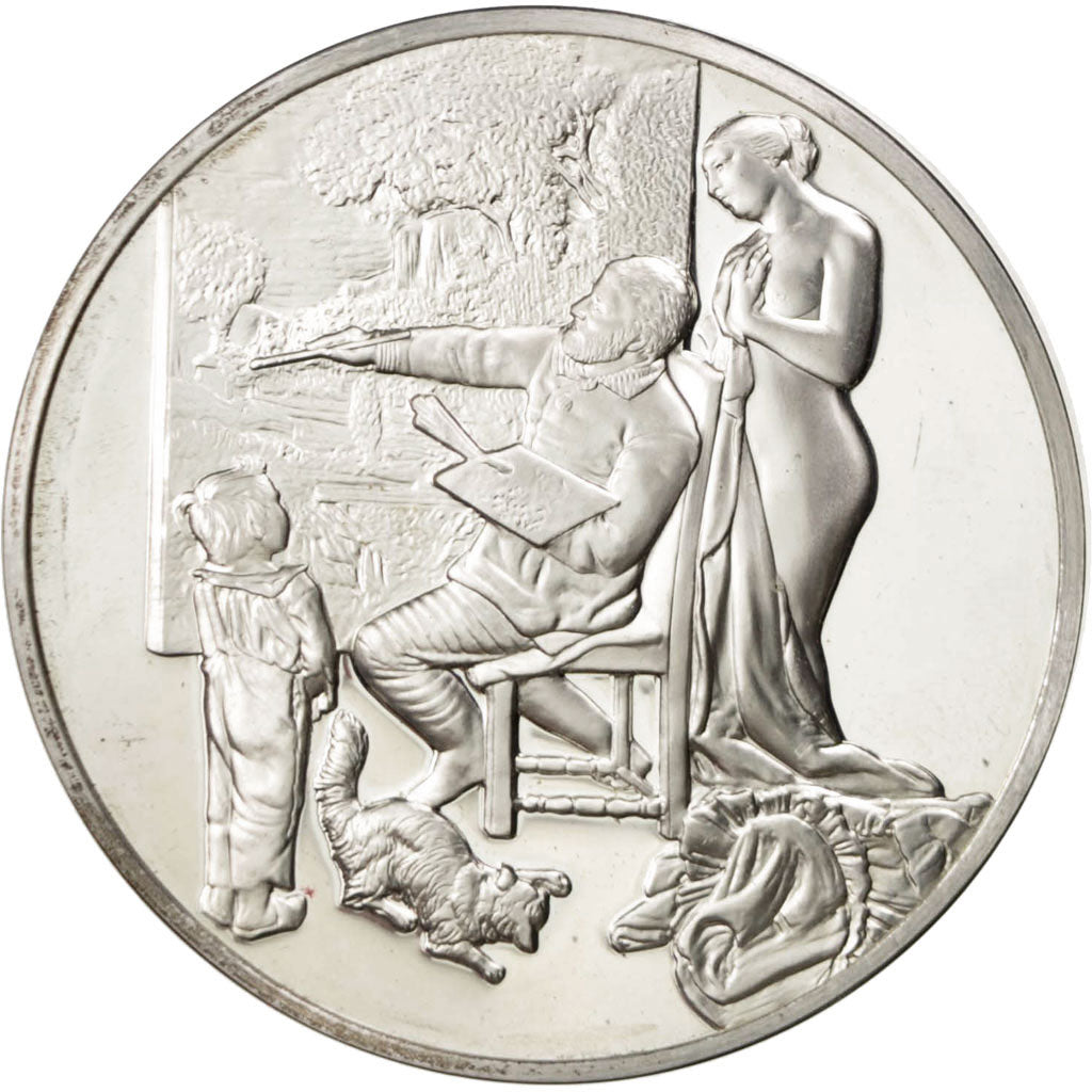 France, Medal, French Fifth Republic, Arts & Culture, MS(60-62), Silver