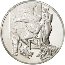 France, Medal, French Fifth Republic, Arts & Culture, MS(60-62), Silver