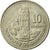 Coin, Guatemala, 10 Centavos, 1989, AU(55-58), Copper-nickel, KM:277.5