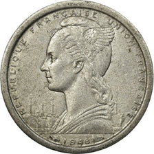 Munten, Frans Equatoriaal Afrika, Franc, 1948, Paris, ZF, Aluminium, KM:6