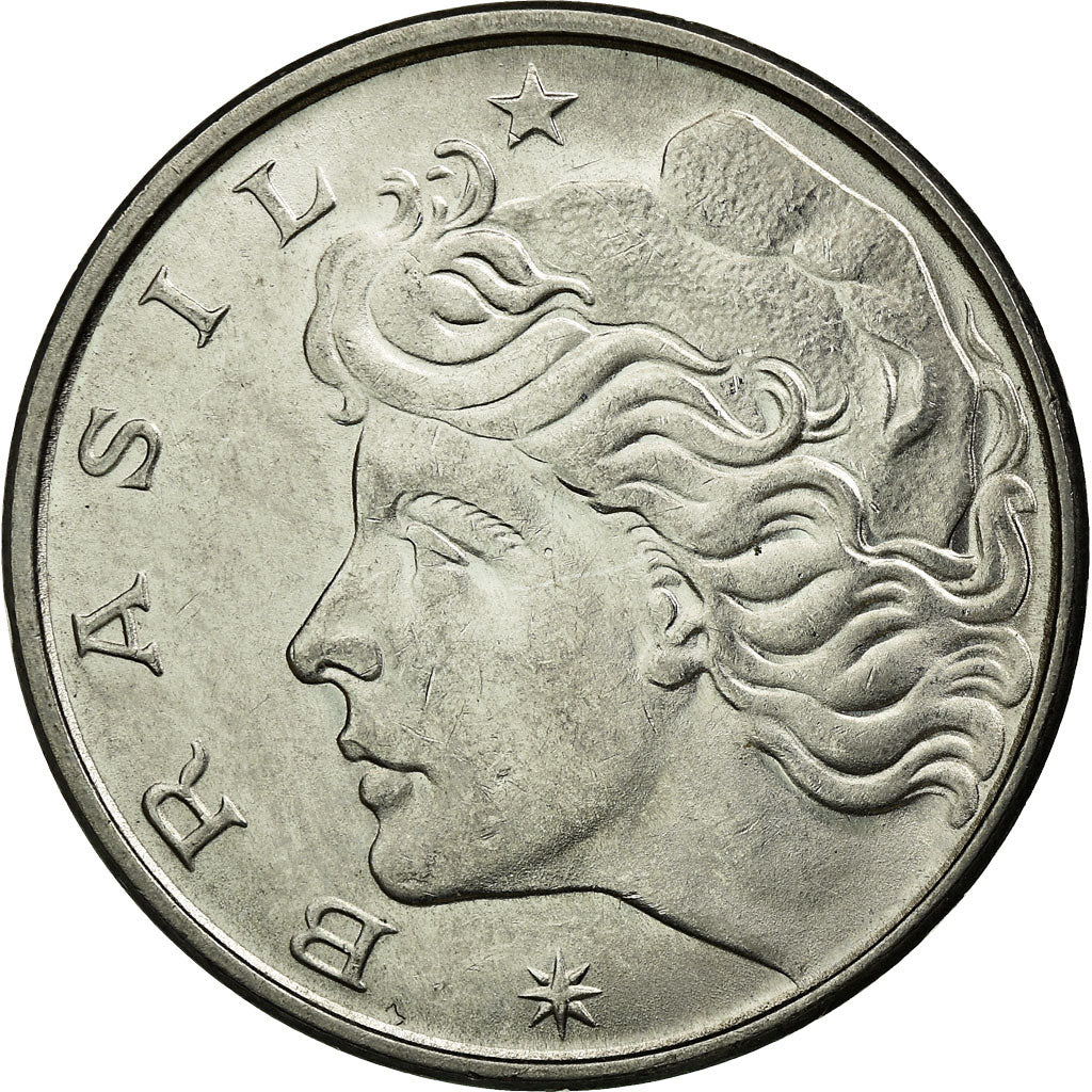 Monnaie, Brésil, 50 Centavos, 1979, SUP, Stainless Steel, KM:580b