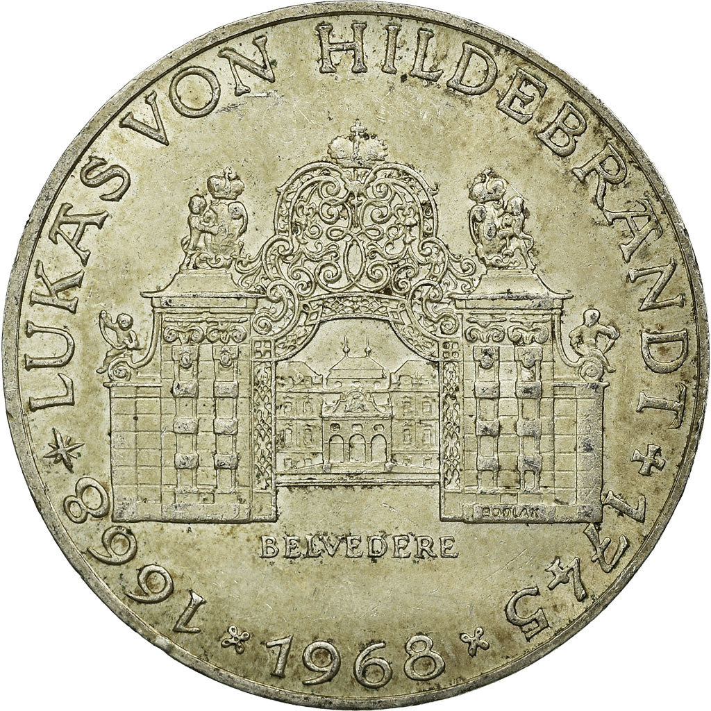 Coin, Austria, 25 Schilling, 1968, EF(40-45), Silver, KM:2903
