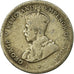 Coin, Ceylon, George V, 25 Cents, 1914, VF(20-25), Silver, KM:105