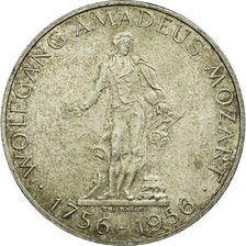 Coin, Austria, 25 Schilling, 1956, EF(40-45), Silver, KM:2881