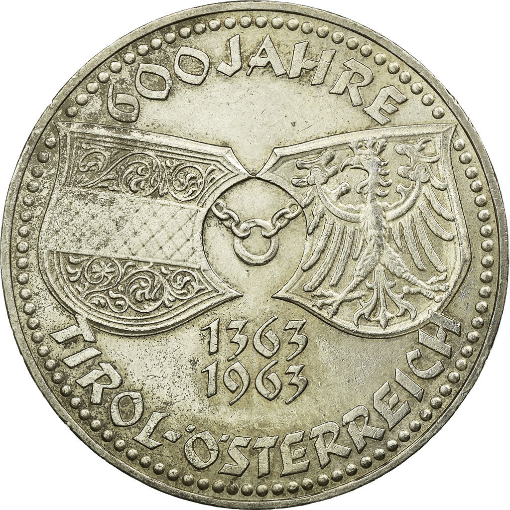 Moneta, Austria, 50 Schilling, 1963, BB, Argento, KM:2894