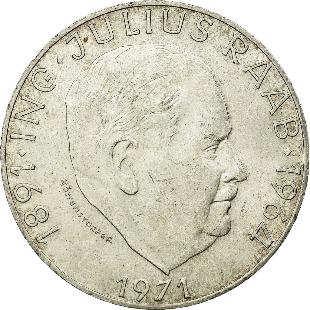 Coin, Austria, 50 Schilling, 1971, EF(40-45), Silver, KM:2911
