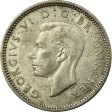Coin, Great Britain, George VI, 6 Pence, 1939, EF(40-45), Silver, KM:852