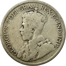 Coin, Canada, George V, 25 Cents, 1919, Royal Canadian Mint, Ottawa, VF(20-25)
