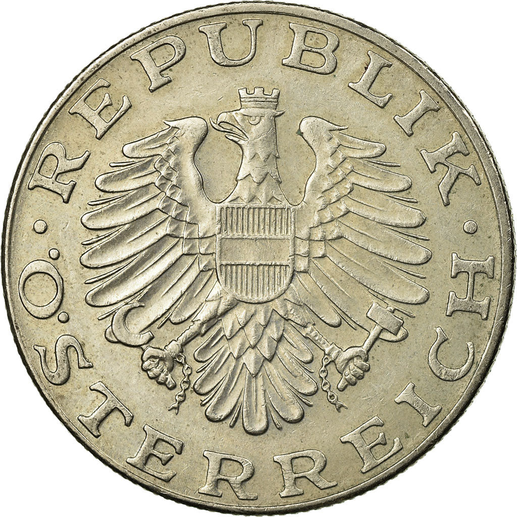Coin, Austria, 10 Schilling, 1977, EF(40-45), Copper-Nickel Plated Nickel