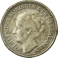 Coin, Netherlands, Wilhelmina I, 10 Cents, 1937, VF(20-25), Silver, KM:163