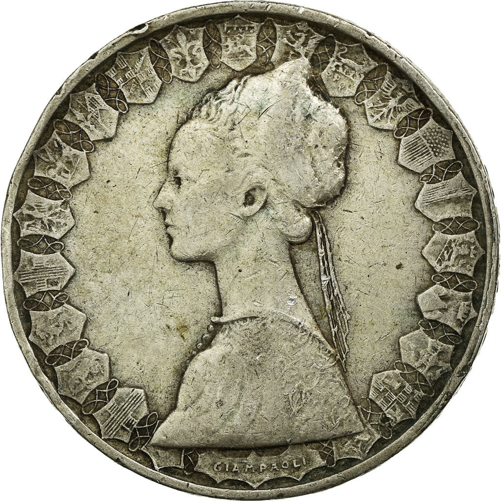 Coin, Italy, 500 Lire, 1959, Rome, EF(40-45), Silver, KM:98