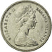 Moeda, Baamas, Elizabeth II, 25 Cents, 1969, Franklin Mint, EF(40-45), Níquel
