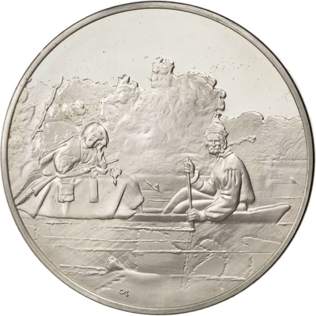 Francja, Medal, Piąta Republika Francuska, Sztuka i Kultura, MS(60-62), Srebro