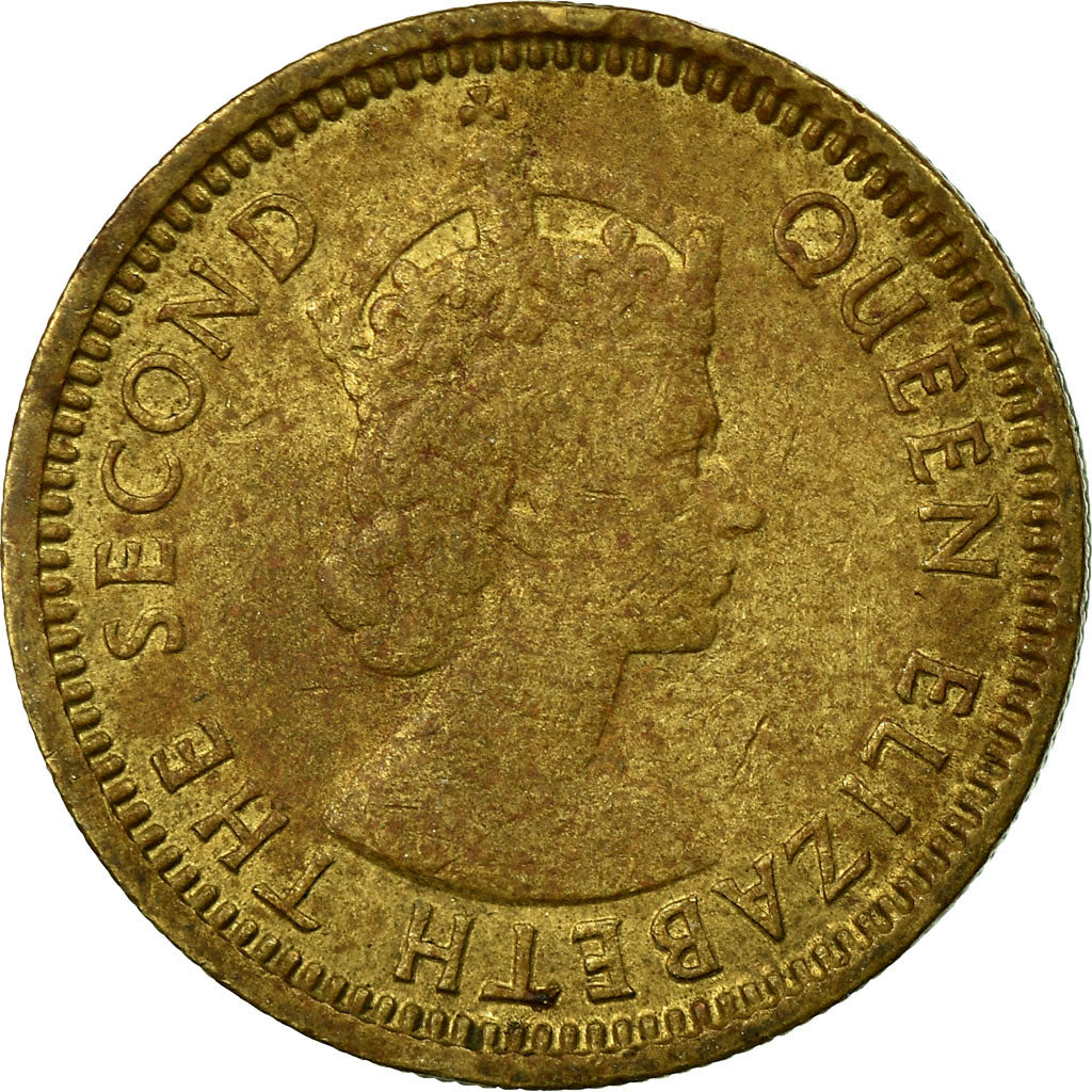 Coin, Hong Kong, Elizabeth II, 5 Cents, 1967, EF(40-45), Nickel-brass, KM:29.1