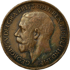 Coin, Great Britain, George V, Farthing, 1915, VF(20-25), Bronze, KM:808.1