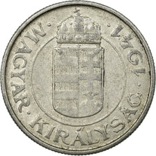 Coin, Hungary, 2 Pengö, 1941, EF(40-45), Aluminum, KM:522.1