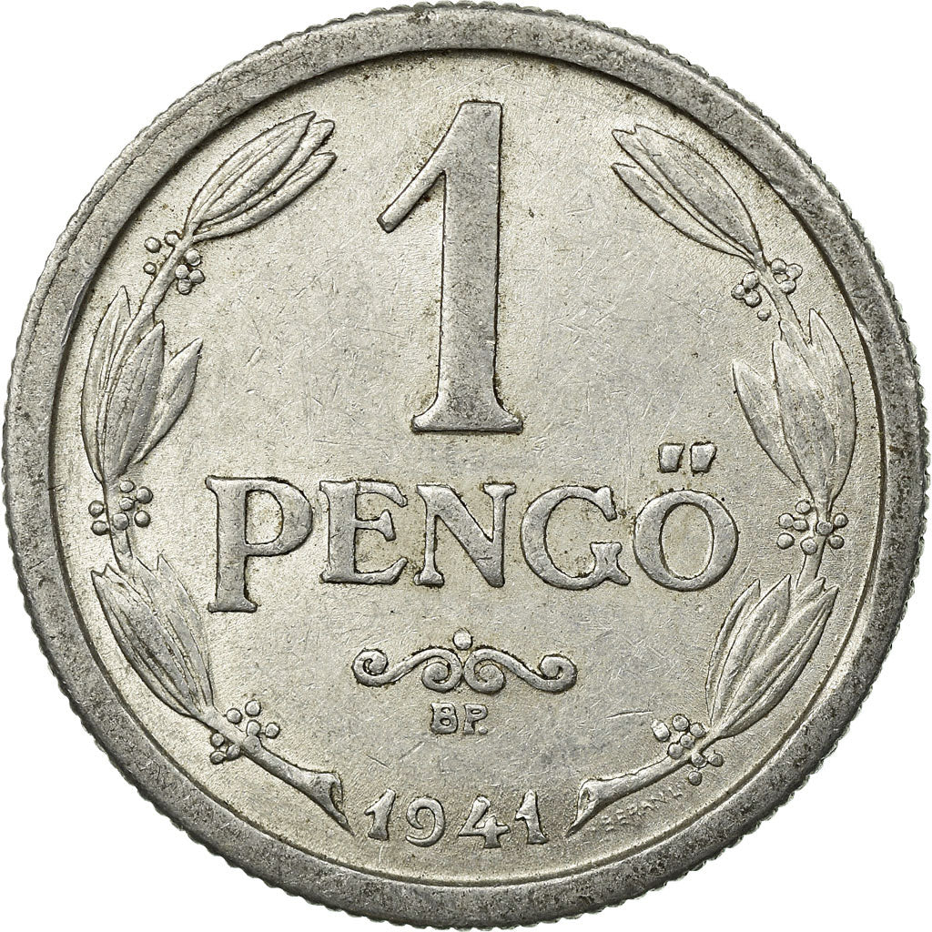 Coin, Hungary, Pengo, 1941, EF(40-45), Aluminum, KM:521