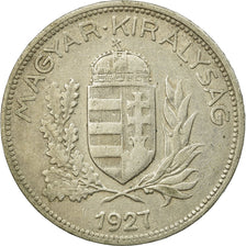 Coin, Hungary, Pengo, 1927, Budapest, EF(40-45), Silver, KM:510