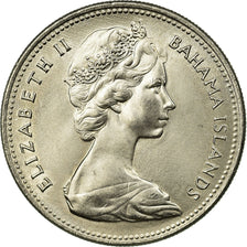 Moneta, Bahamas, Elizabeth II, 25 Cents, 1966, Franklin Mint, SPL-, Nichel, KM:6