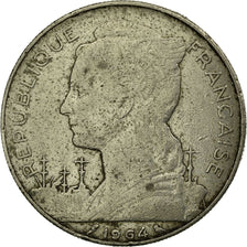 Coin, Réunion, 100 Francs, 1964, VF(20-25), Nickel, KM:13