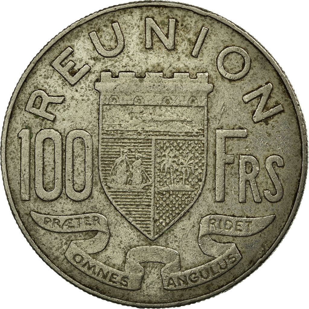 Coin, Réunion, 100 Francs, 1964, VF(20-25), Nickel, KM:13