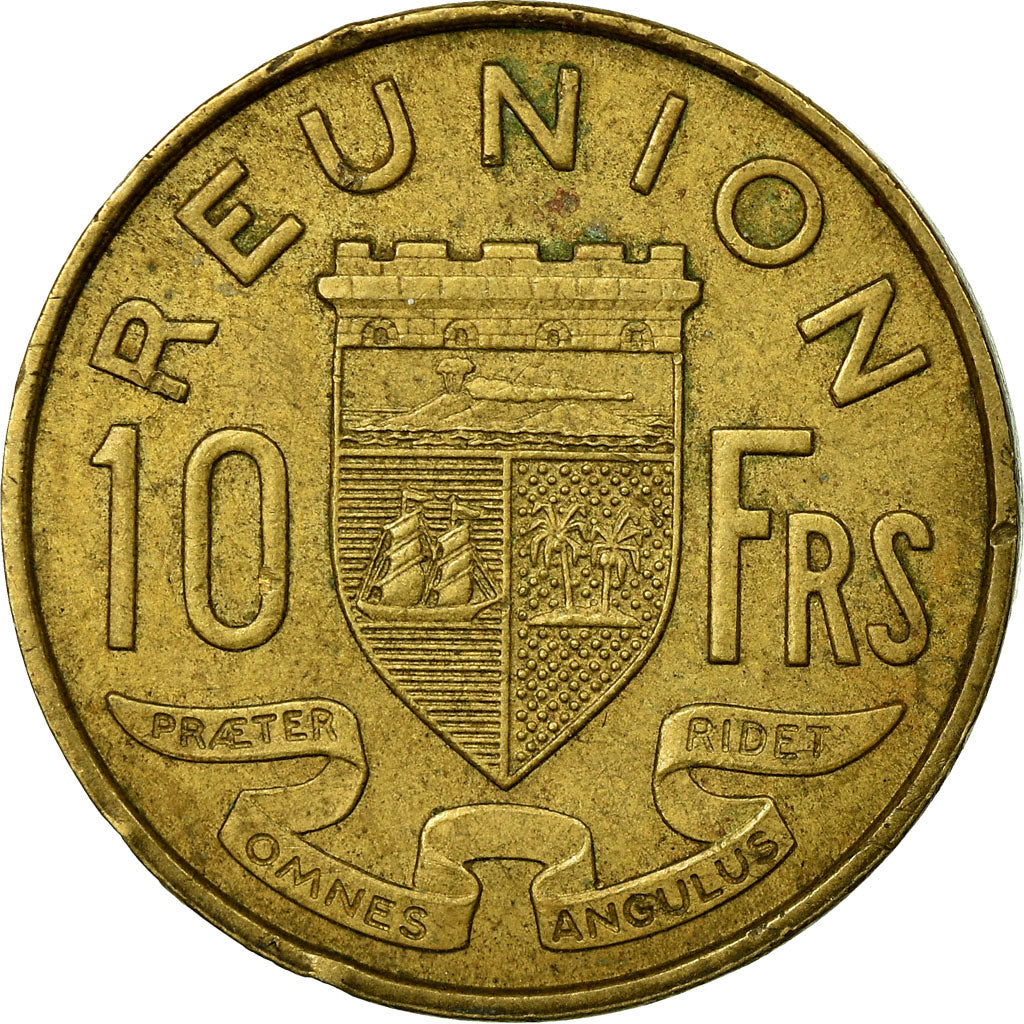 Münze, Réunion, 10 Francs, 1973, SS, Aluminum-Nickel-Bronze, KM:10a