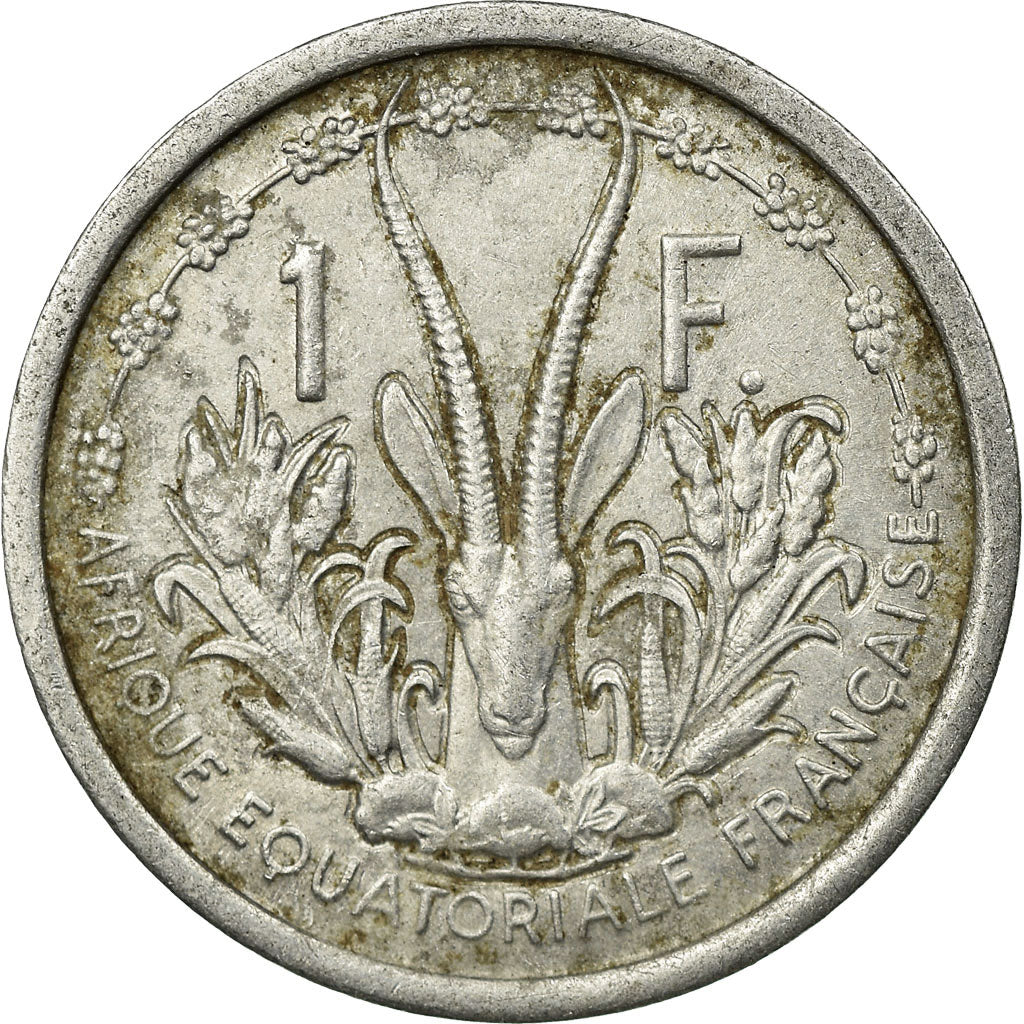Coin, French West Africa, Franc, 1948, VF(30-35), Aluminum, KM:3