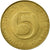 Moneda, Eslovenia, 5 Tolarjev, 1994, MBC, Níquel - latón, KM:6