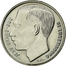 Moeda, Luxemburgo, Jean, Franc, 1991, AU(55-58), Aço Niquelado, KM:63