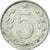 Moneda, Checoslovaquia, 5 Haleru, 1974, MBC, Aluminio, KM:53