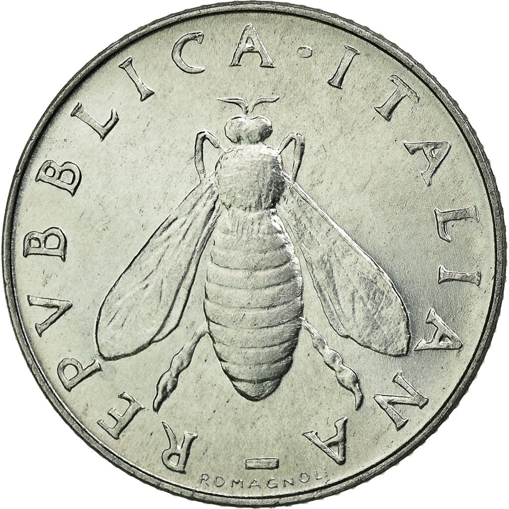 Coin, Italy, 2 Lire, 1970, Rome, EF(40-45), Aluminum, KM:94