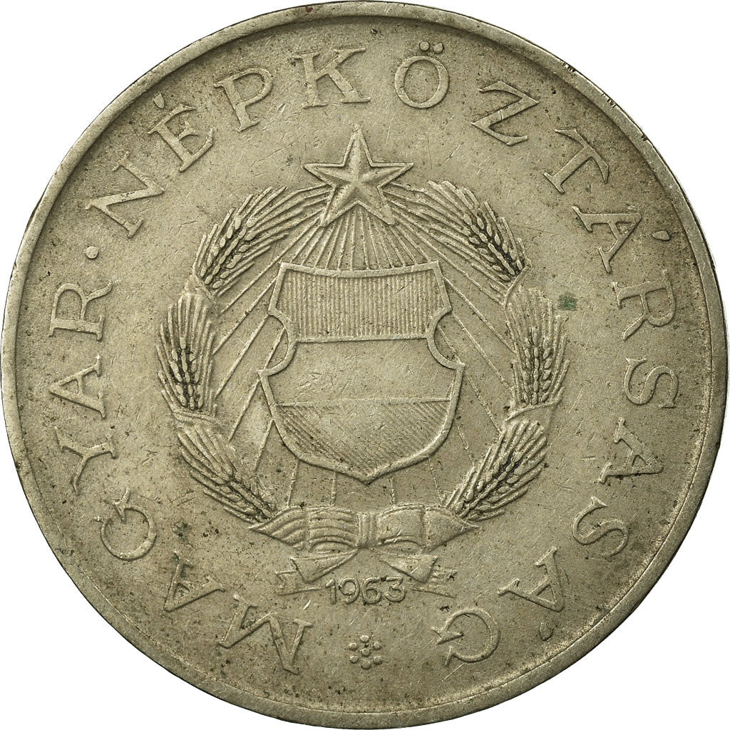 Monnaie, Hongrie, 2 Forint, 1963, TTB, Copper-Nickel-Zinc, KM:556a