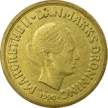Monnaie, Danemark, Margrethe II, 10 Kroner, 1990, TTB, Aluminum-Bronze, KM:867.2