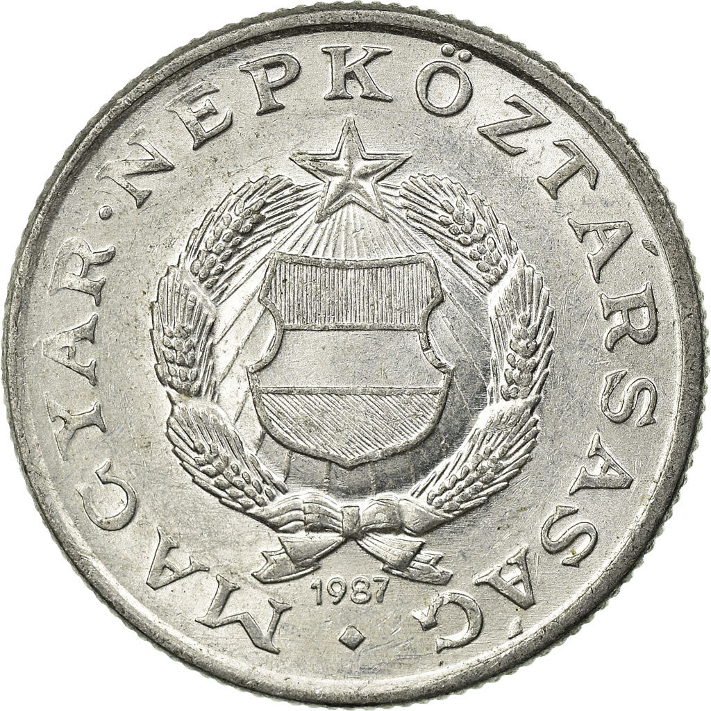 Munten, Hongarije, Forint, 1987, ZF, Aluminium, KM:575
