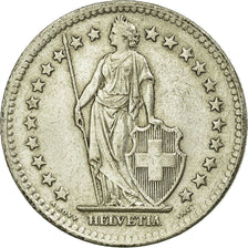 Coin, Switzerland, 2 Francs, 1948, Bern, EF(40-45), Silver, KM:21