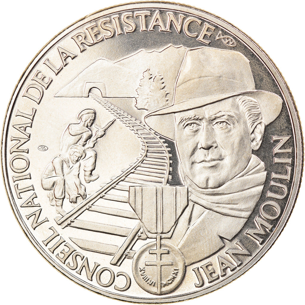 Francia, medalla, 1939-1945, Conseil National de la Résistance, Jean Moulin