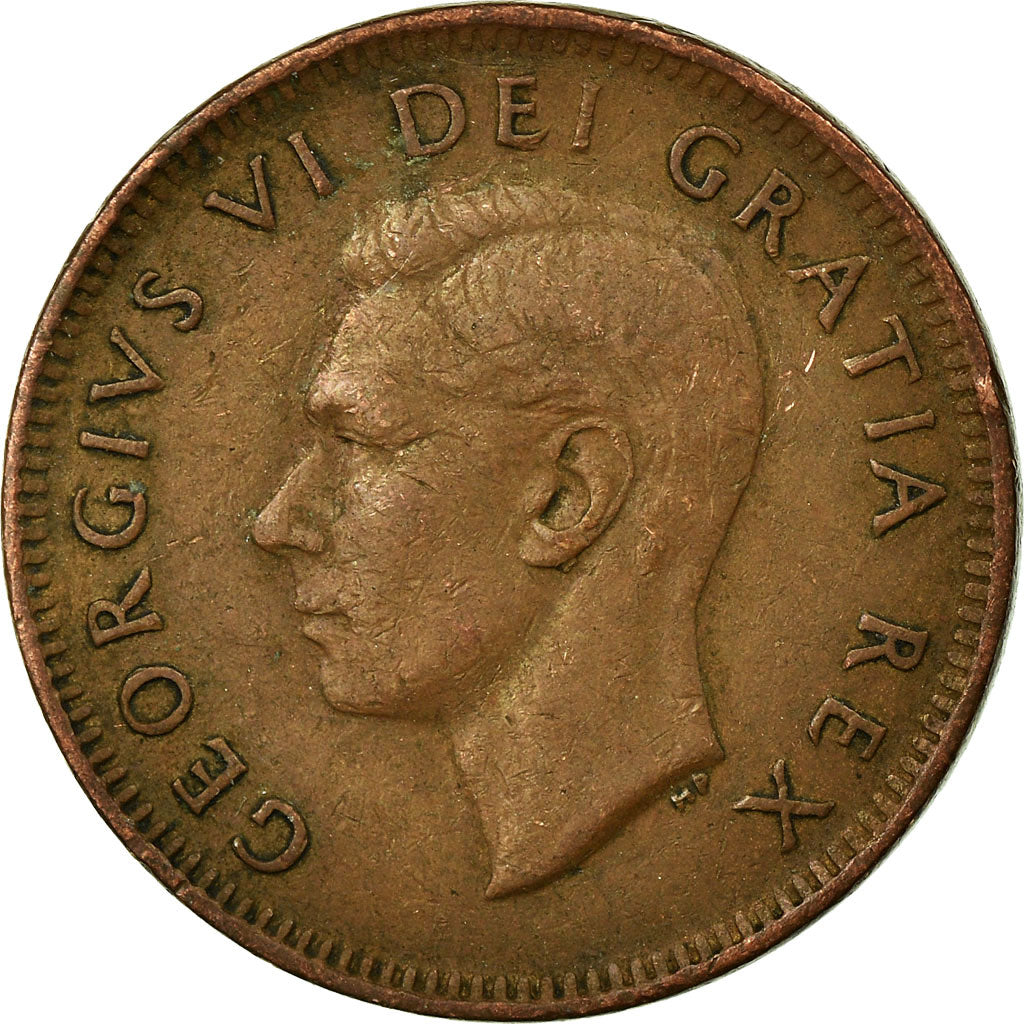 Münze, Kanada, George VI, Cent, 1952, Royal Canadian Mint, Ottawa, SS, Bronze