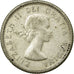 Coin, Canada, Elizabeth II, 10 Cents, 1961, Royal Canadian Mint, Ottawa
