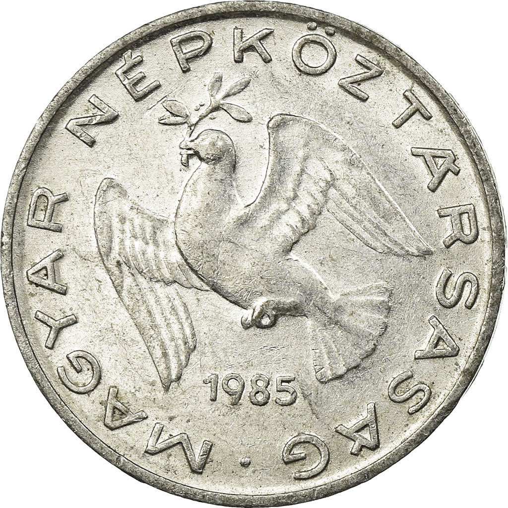 Munten, Hongarije, 10 Filler, 1985, Budapest, ZF, Aluminium, KM:572