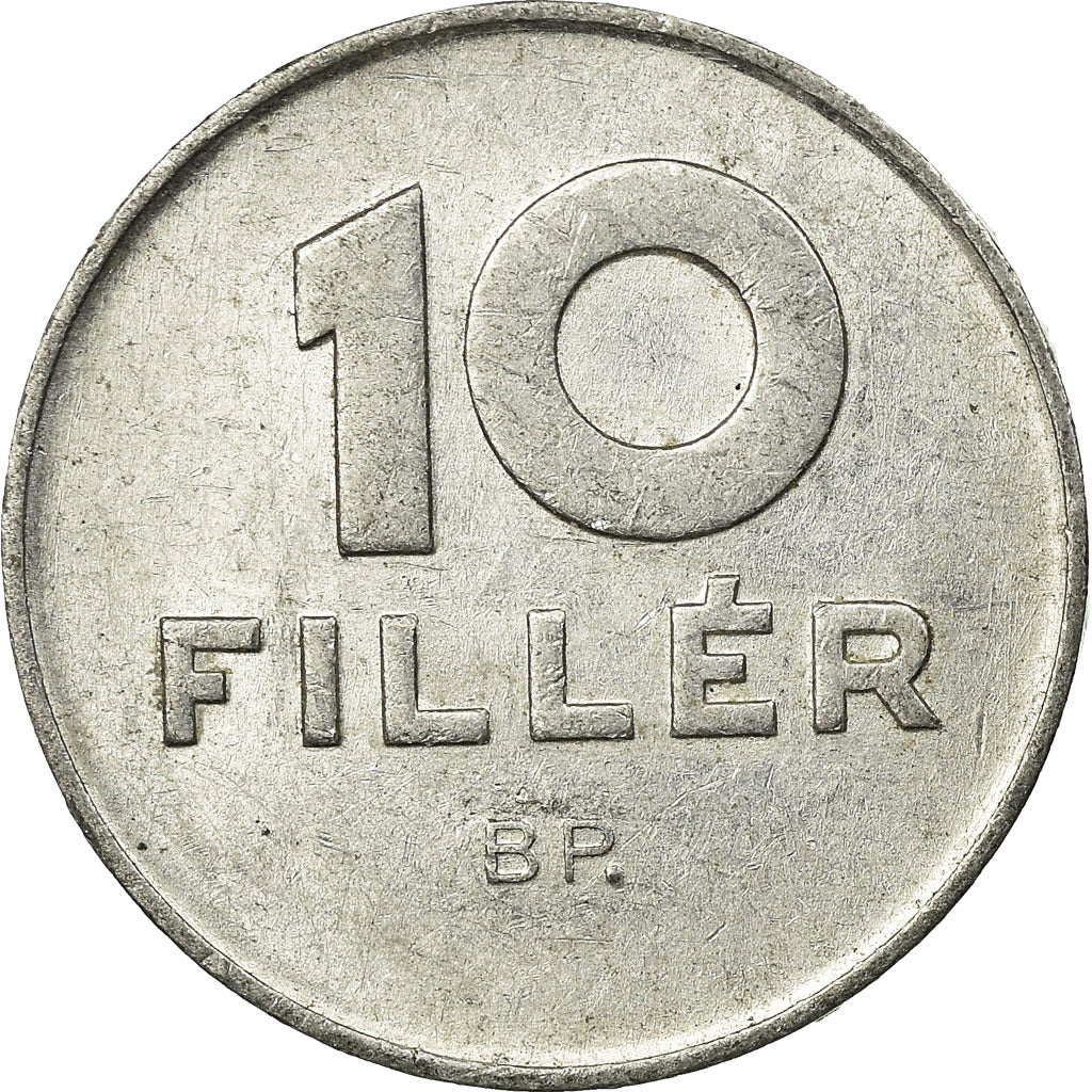Munten, Hongarije, 10 Filler, 1985, Budapest, ZF, Aluminium, KM:572