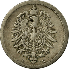 Moneta, GERMANIA - IMPERO, Wilhelm I, 5 Pfennig, 1888, Muldenhütten, MB