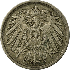 Coin, GERMANY - EMPIRE, Wilhelm II, 5 Pfennig, 1914, Berlin, VF(30-35)