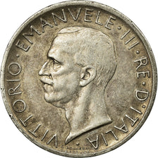 Coin, Italy, Vittorio Emanuele III, 5 Lire, 1927, Rome, EF(40-45), Silver