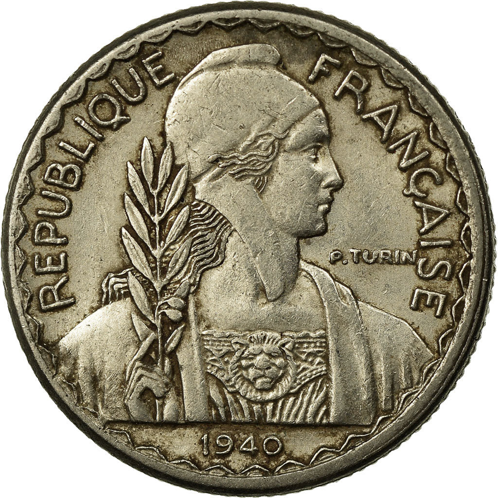 Moeda, INDOCHINA FRANCESA, 10 Cents, 1940, Paris, EF(40-45), Níquel, KM:21.1