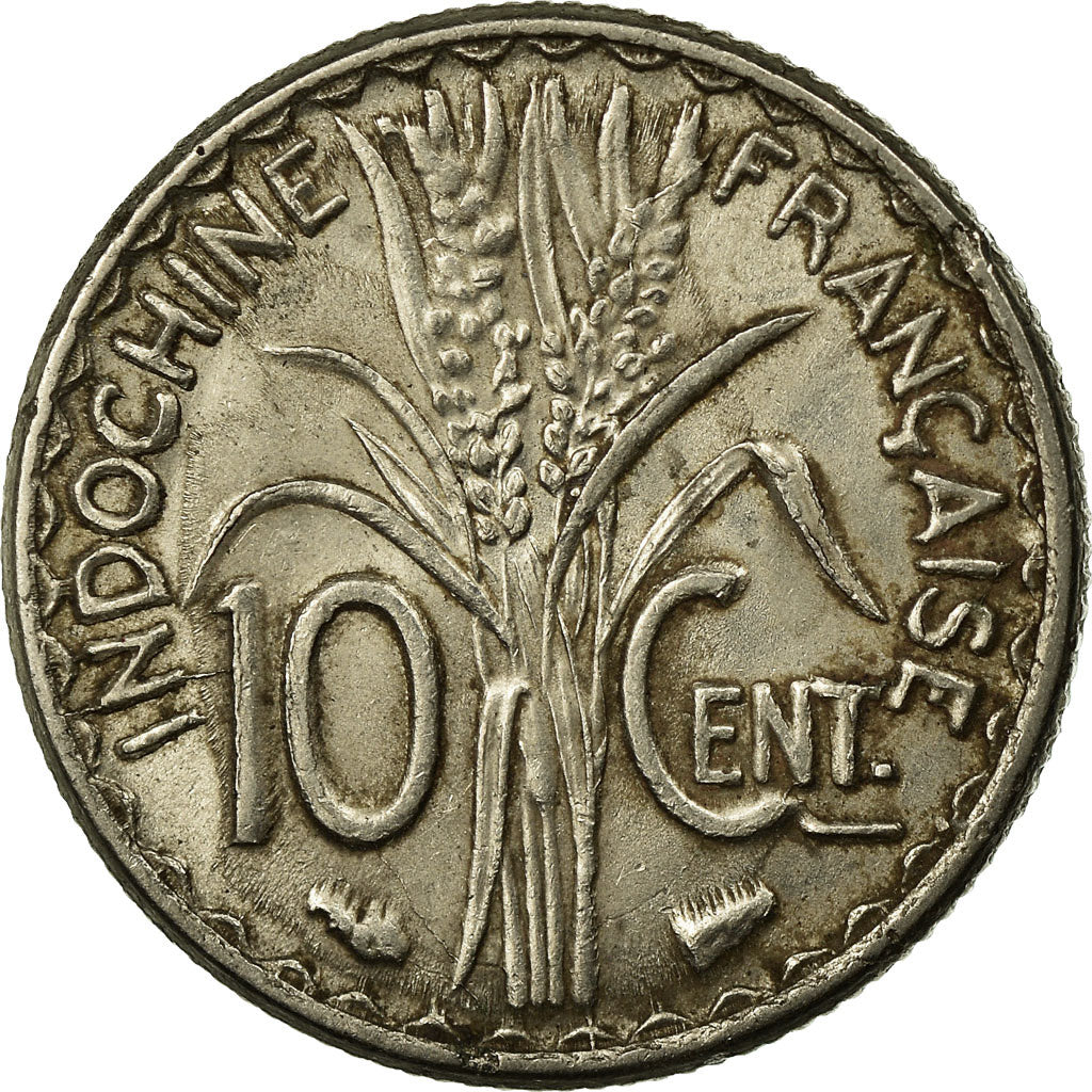 Moeda, INDOCHINA FRANCESA, 10 Cents, 1940, Paris, EF(40-45), Níquel, KM:21.1
